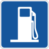 Gas Station Highway Sign Clip Art